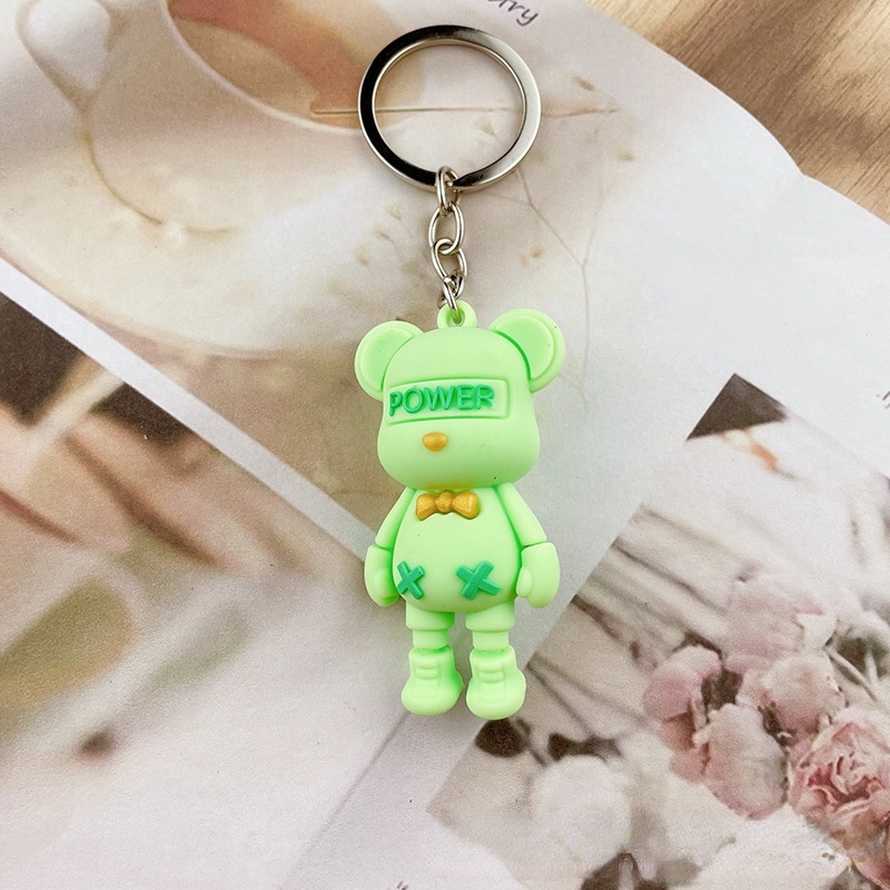 Móc Khóa Hình Gấu Violent Thắt Nơ Dễ Thương