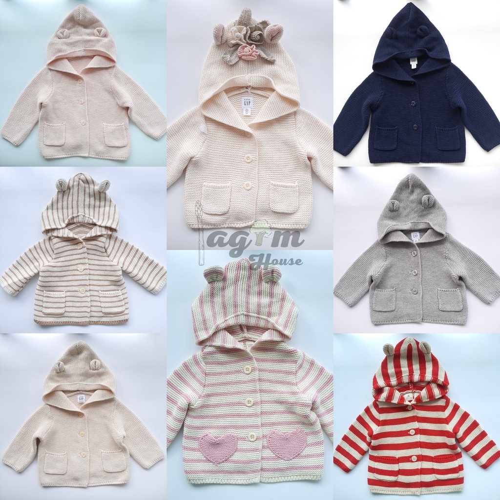 Áo khoác len GAP dư xịn cho bé 0-24m  - Lagim House