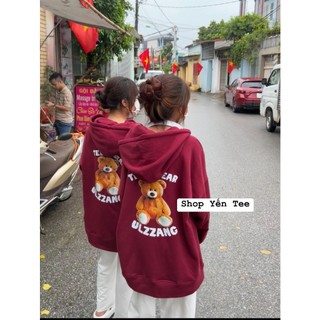 Khoác nỉ gấu ulzzang siêu cute