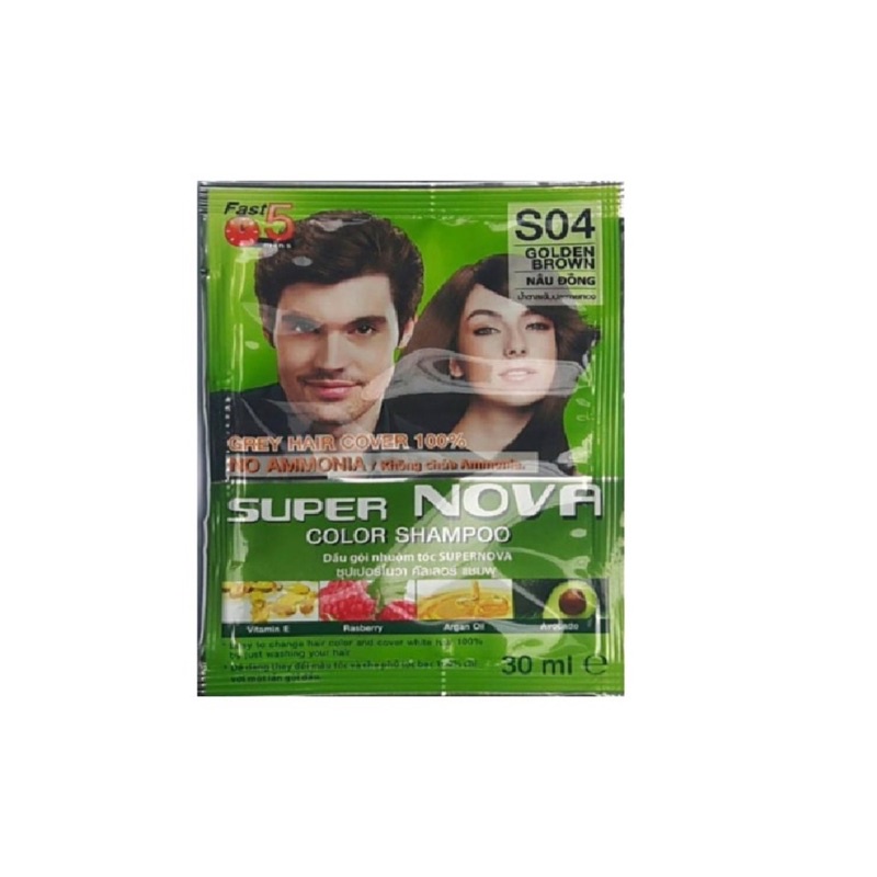 Gội phủ bạc gói SUPERNOVA- 30ml Màu S01,02,03,04,05