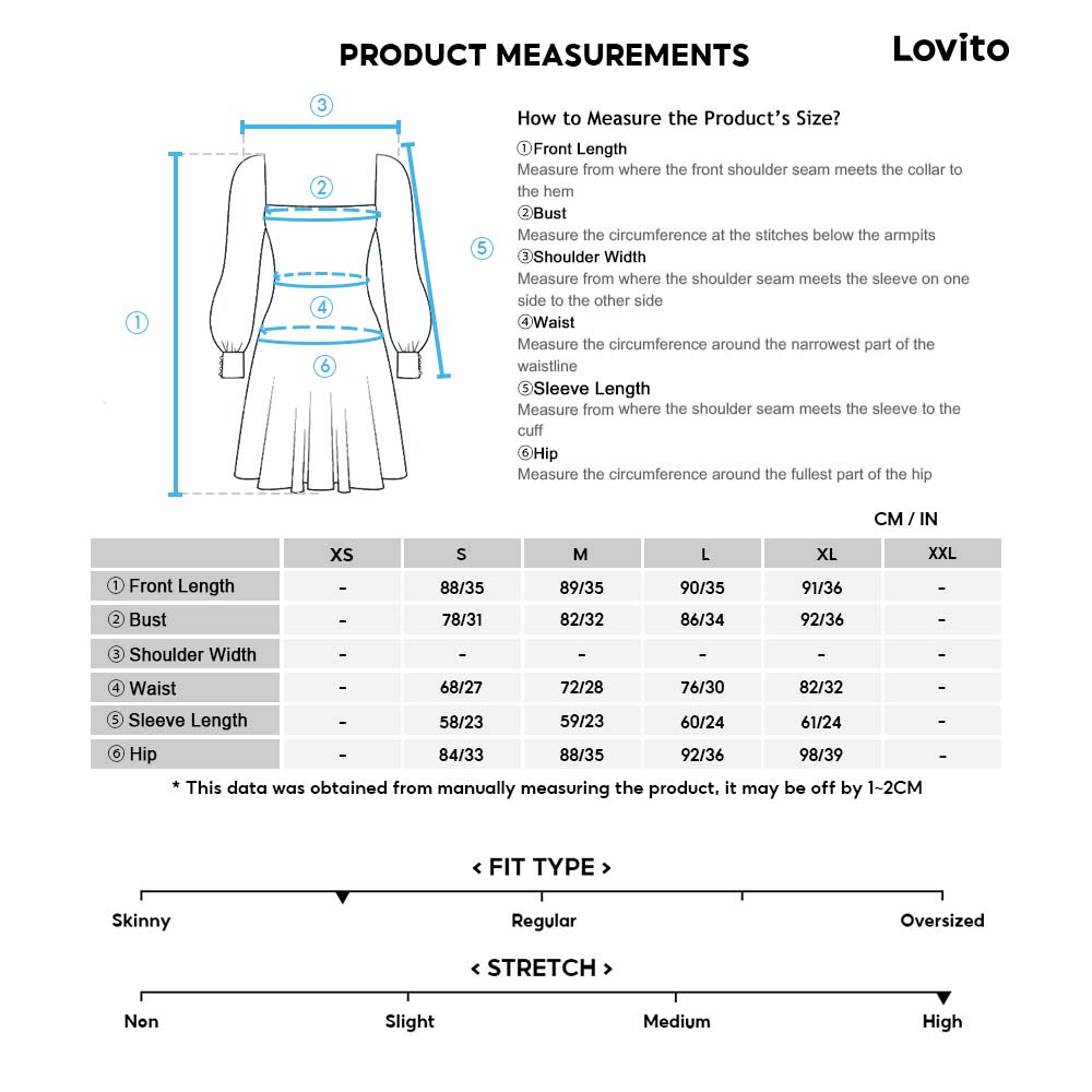 Đầm Lovito màu trơn dáng thẳng trễ vai phong cách mùa hè thường ngày L18D029 (Màu xanh dương)