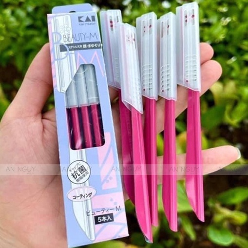 Dao cạo mày KAI Beauty-M Cán Hồng