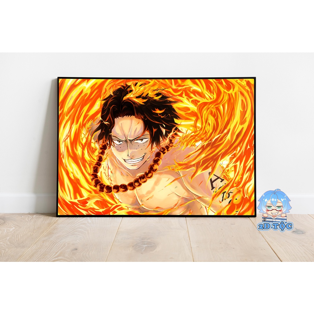 Poster A3 Portgas D. Ace (2) Anime Manga One Piece – 2D Tộc Shop