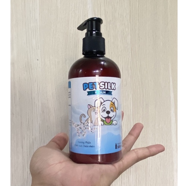 Sữa tắm chó mèo petsilk | sữa tắm premium petsilk mềm mượt