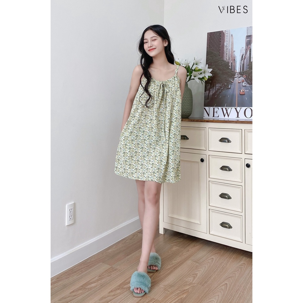 VIBES Váy ngủ Lime Sundress