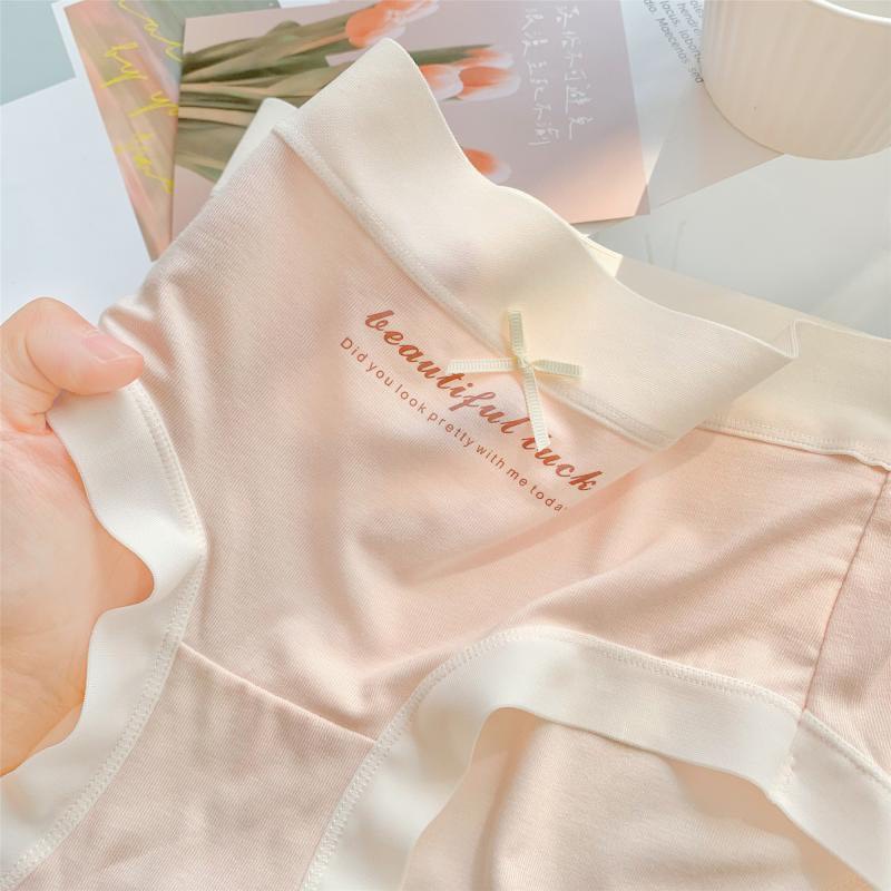 Quần Lót Nữ Cotton Viền Su Lạnh Phối Chữ Siêu Mềm Mát 0139