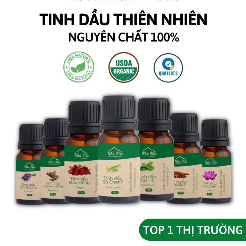 Tinh dầu Oải Hương Lavender thơm phòng thư giãn dễ ngủ nguyên chất Nhà Mộc 10ml