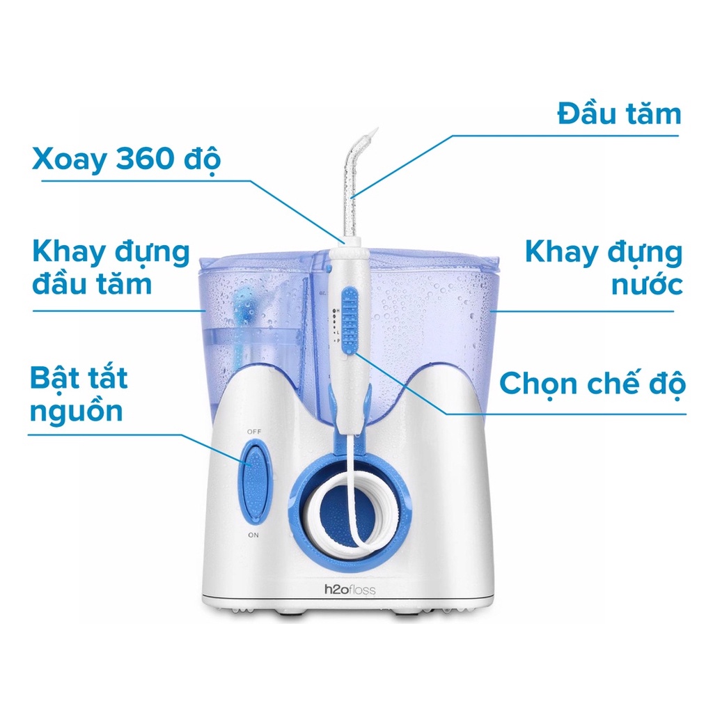 Máy tăm nước gia đình H2OFloss HF9