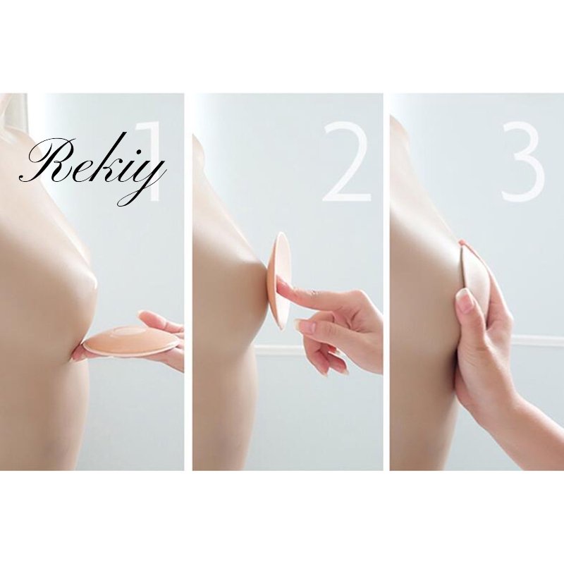 Rekiy Miếng Dán Núm Vú Vô Hình Hai Hình Dạng Có Thể Tái Sử Dụng NuBra Cho Nữ
