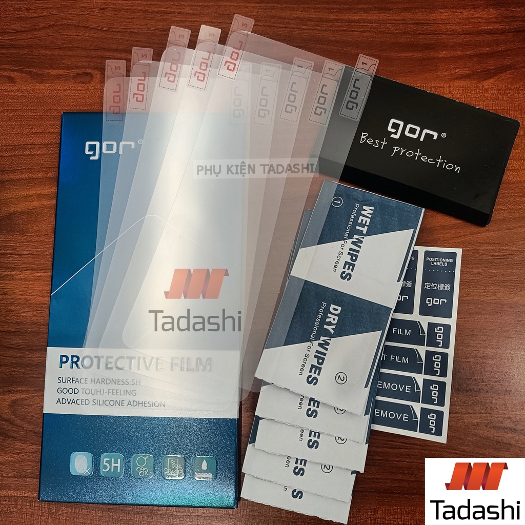 Miếng dán màn hình Gor Iphone 14 Pro Max/ 14 Pro/ 14 Cảm ứng nhạy Chống trầy xước, Hạn chế vân tay - Hãng Gor