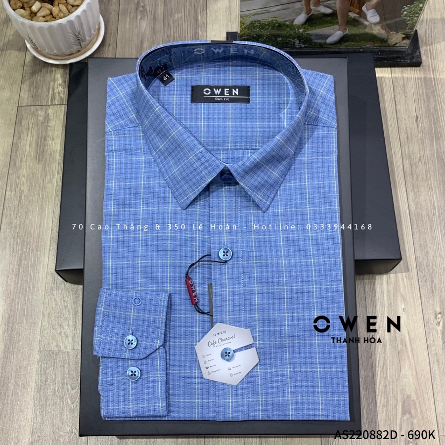OWEN - Áo sơ mi dài tay Owen - Hàng mới về AS220882D