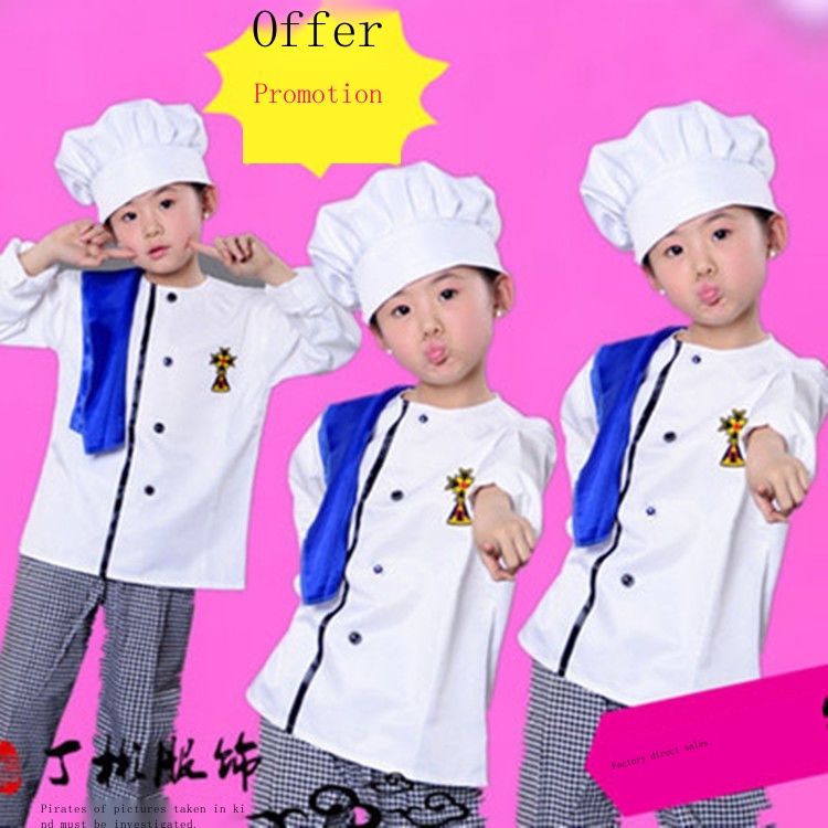 Bộ Đồ Hóa Trang Đầu Bếp Chuyên Nghiệp Cho Bé