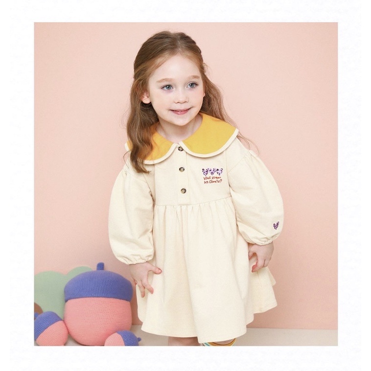 Váy Milkmile cổ sen trái tim