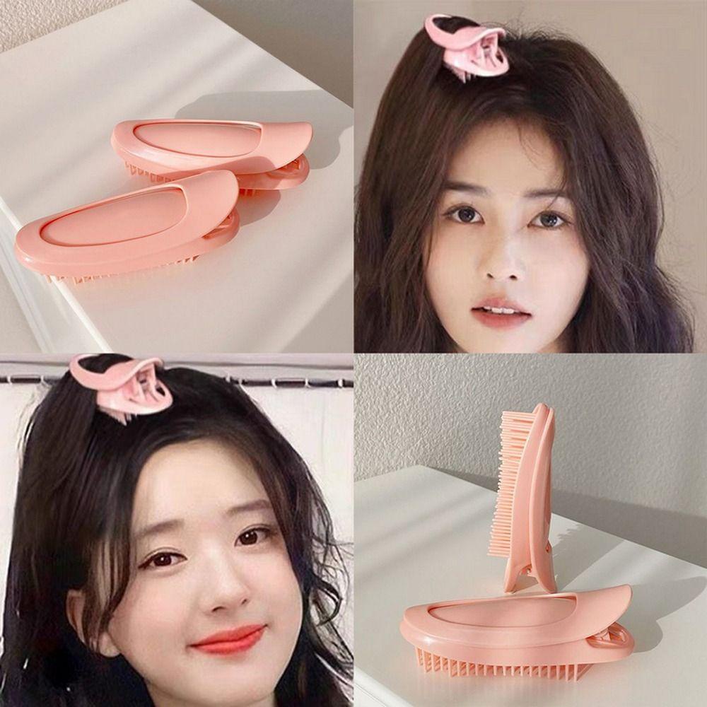 Kẹp Uốn Tóc Bằng Nhựa Tự Nhiên Không Dùng Nhiệt Thời Trang