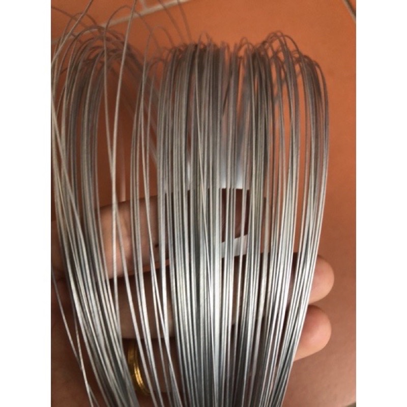 10 Mét dây thép mạ kẽm, dây thép 0.5li làm hoa giấy mềm dẻo