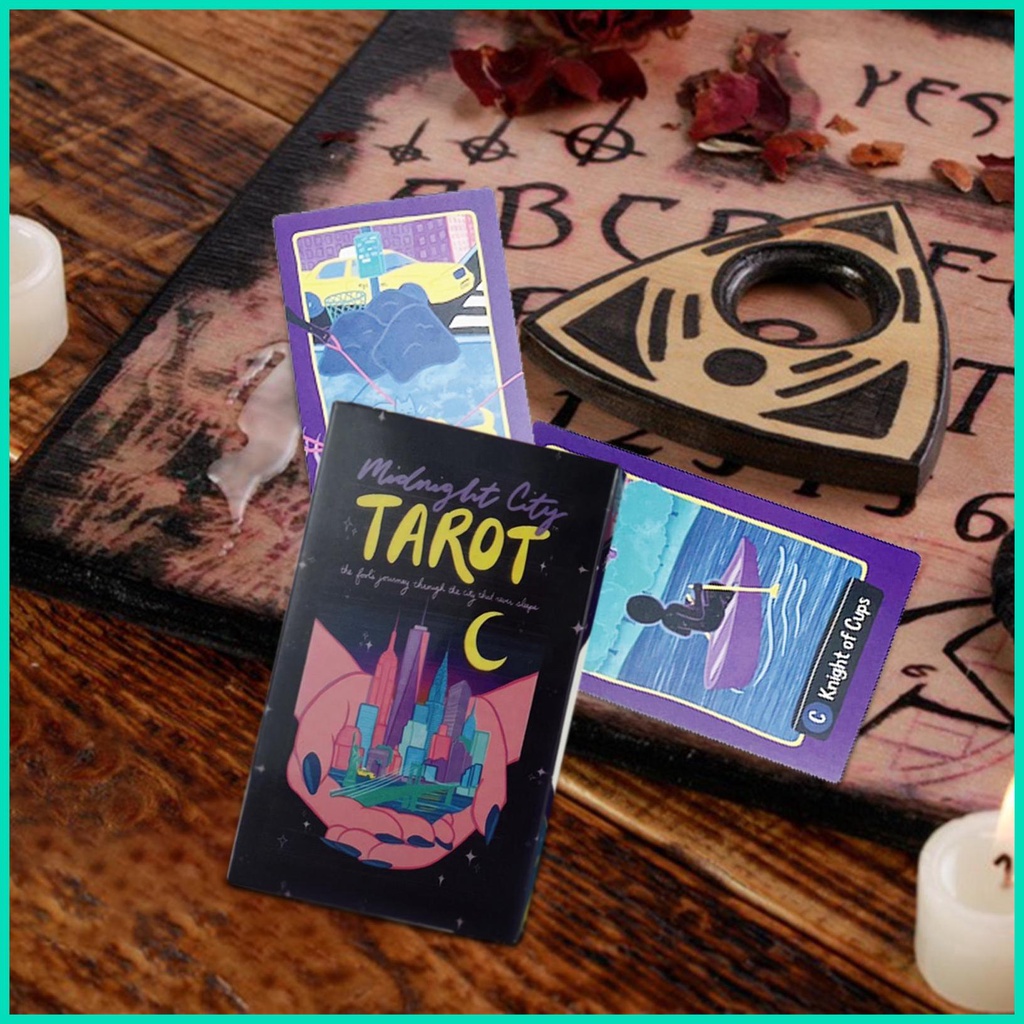 Bộ Thẻ Bài Tarot Oracle Thành Phố Divination Midnight