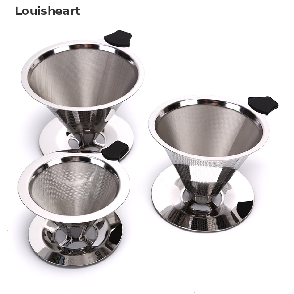 1 Cốc Lọc Cà Phê Bằng Thép Không Gỉ Tái Sử Dụng Được Louisheart TFG
