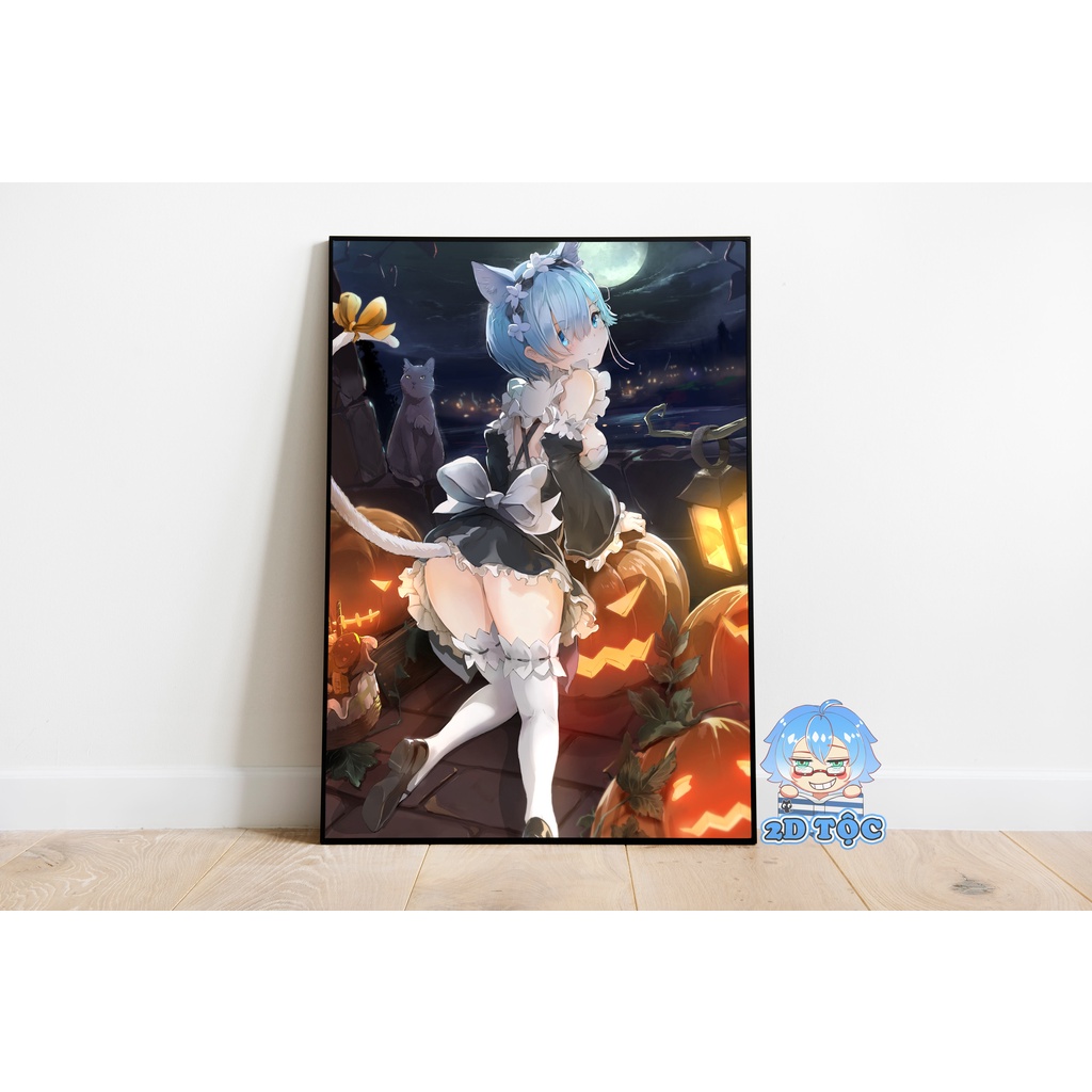 Poster A3 Chất Lượng Chuẩn Rem (11) Anime Manga Light Novel Re:Zero Kara Hajimeru Isekai Seikatsu - 2D Tộc Shop