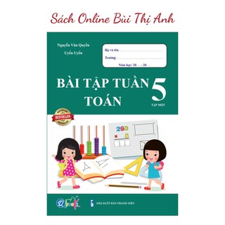 Sách - bài tập tuần toán 5 tập 1