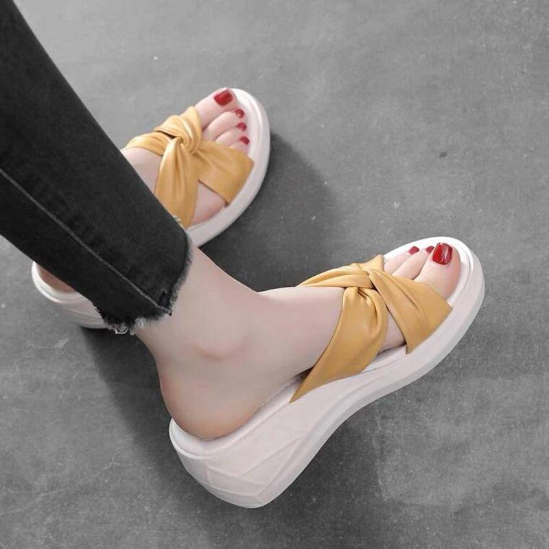 Sandal Đế Xuồng Bằng Da Thật Mềm Mại Thời Trang Cho Nữ