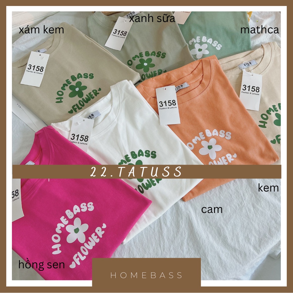Áo thun unisex cotton khô HOMEBASS