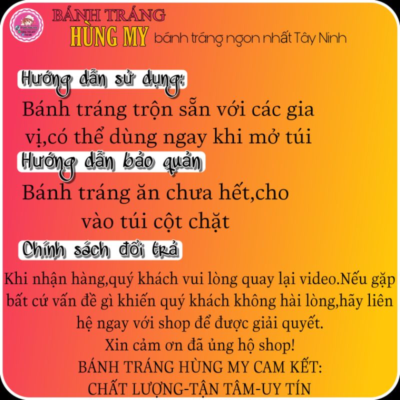 Bánh tráng trộn sẵn 1 kí giá sỉ