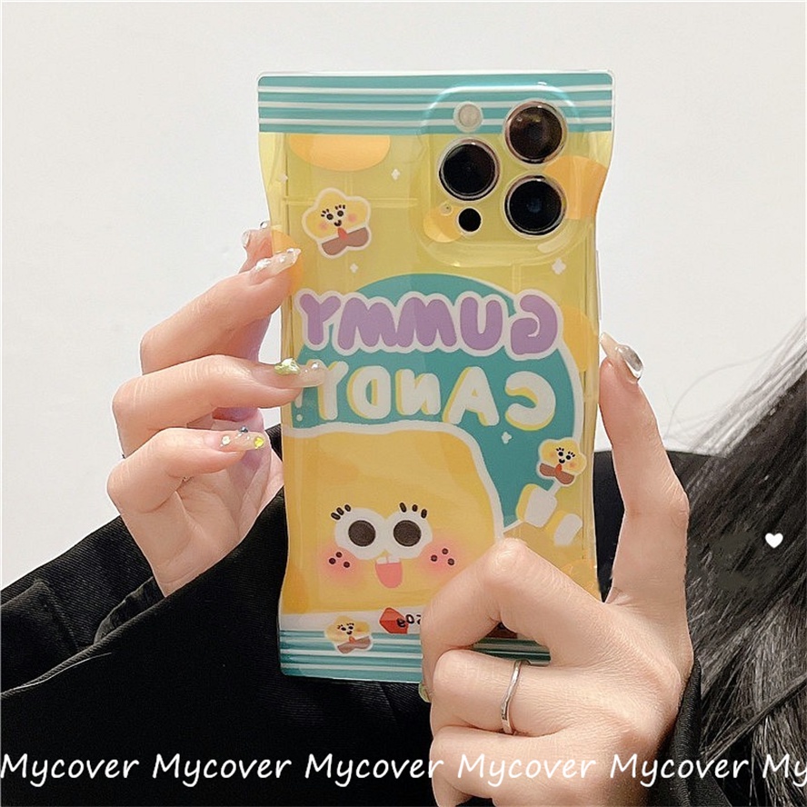 Ốp Điện Thoại Silicon Họa Tiết Hoạt Hình Màu Sắc Ngọt Ngào Cho iPhone 11 12 13 14 Pro Max X XR Xs Max 6 7 8 Plus SE 2020