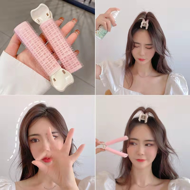 Kẹp Tóc Mái Ngang Uốn Xoăn Tạo Kiểu Tóc Thời Trang