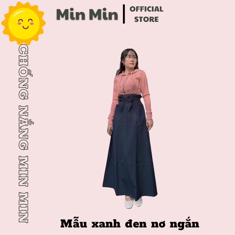 Váy chống nắng BIG SIZE lưng bochun cài nút MIN MIN, Váy Che Nắng Thiết Kế Cao cấp