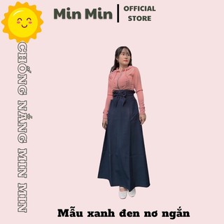 Váy chống nắng big size lưng bochun cài nút min min, váy che nắng thiết kế cao cấp