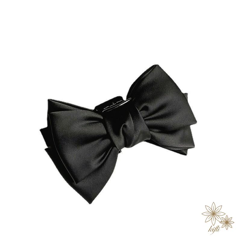 Kẹp Tóc Hình Nơ Hai Mặt Cỡ Lớn Thời Trang Mùa Thu Cho Nữ