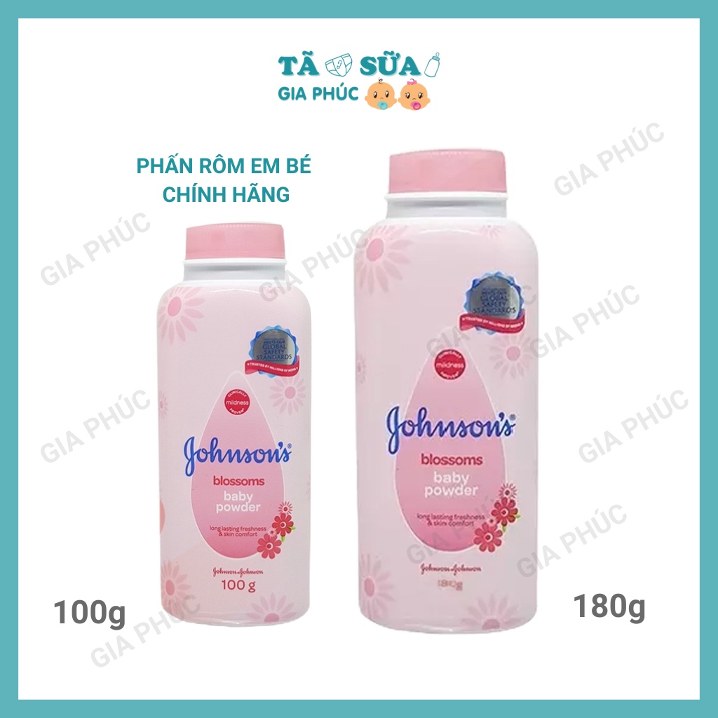 Phấn rôm em bé Thái Lan, phấn rôm Johnson baby 180g chống hăm, chống bết an toàn dịu nhẹ cho bé - Shop mẹ bé Gia Phúc