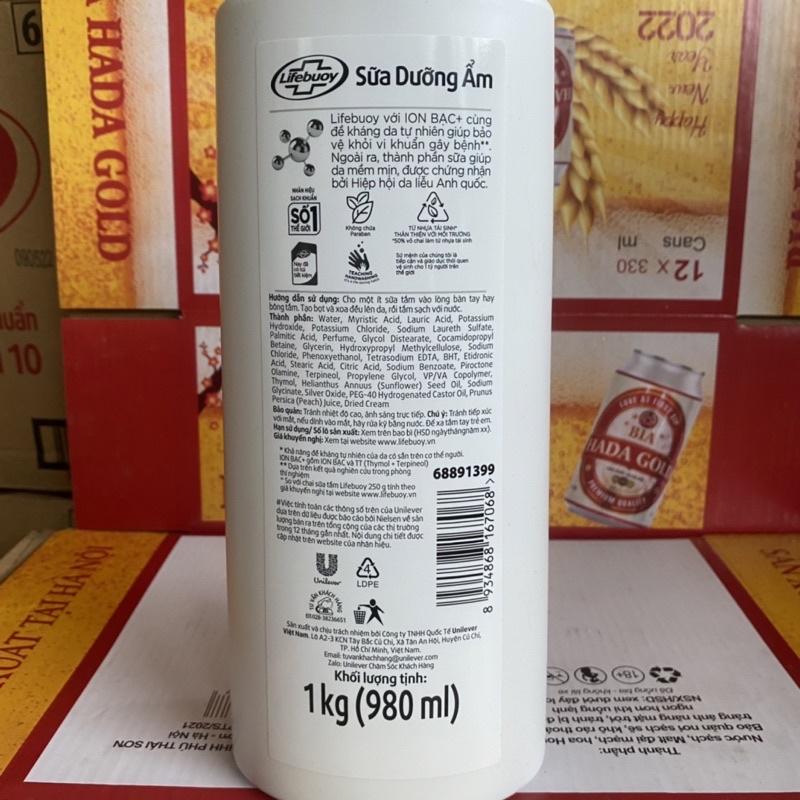 Sữa tắm Lifebuoy chăm sóc da 1kg