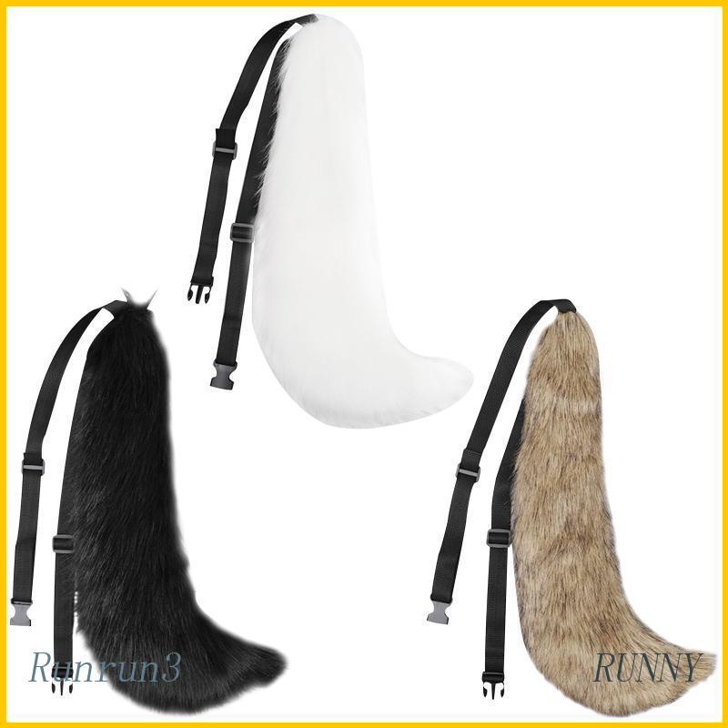 Đuôi Chó Sói Hóa Trang Halloween / Giáng Sinh Một Kích Cỡ  Đuôi Lông Giả Hóa Trang 65cm / 25Cm