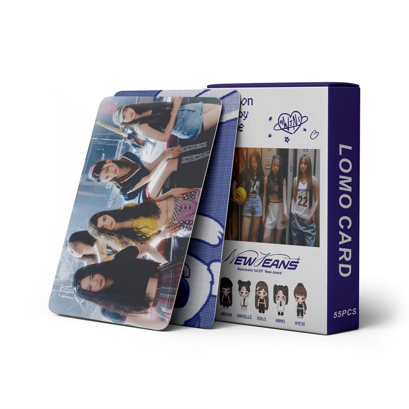 Set 55 Tấm Thẻ Ảnh Lomo Các Thành Viên Nhóm Nhạc Kpop Newjean