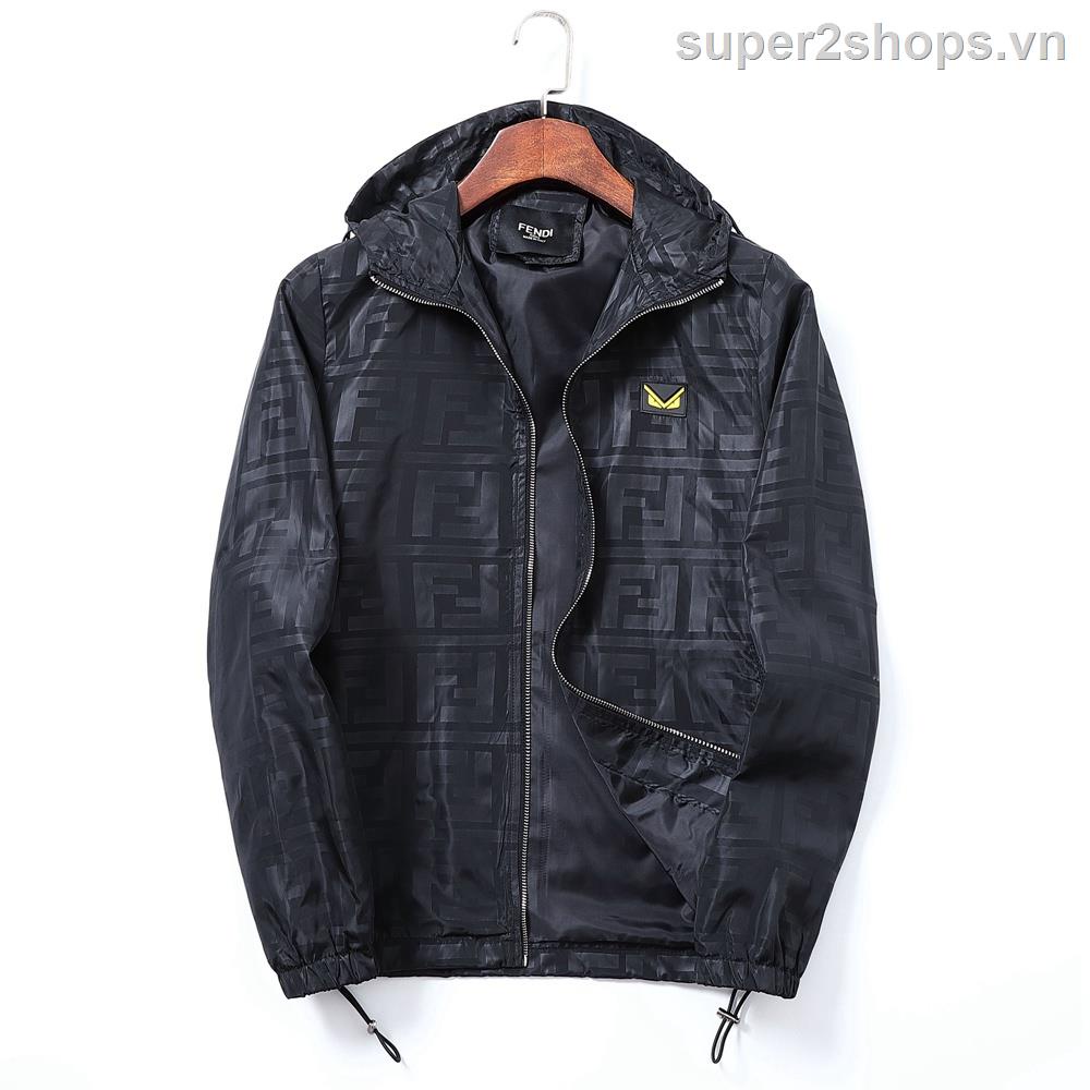 Áo Khoác bomber Có Mũ Trùm Đầu Fendi S-XXXL PP114 Cho Nam