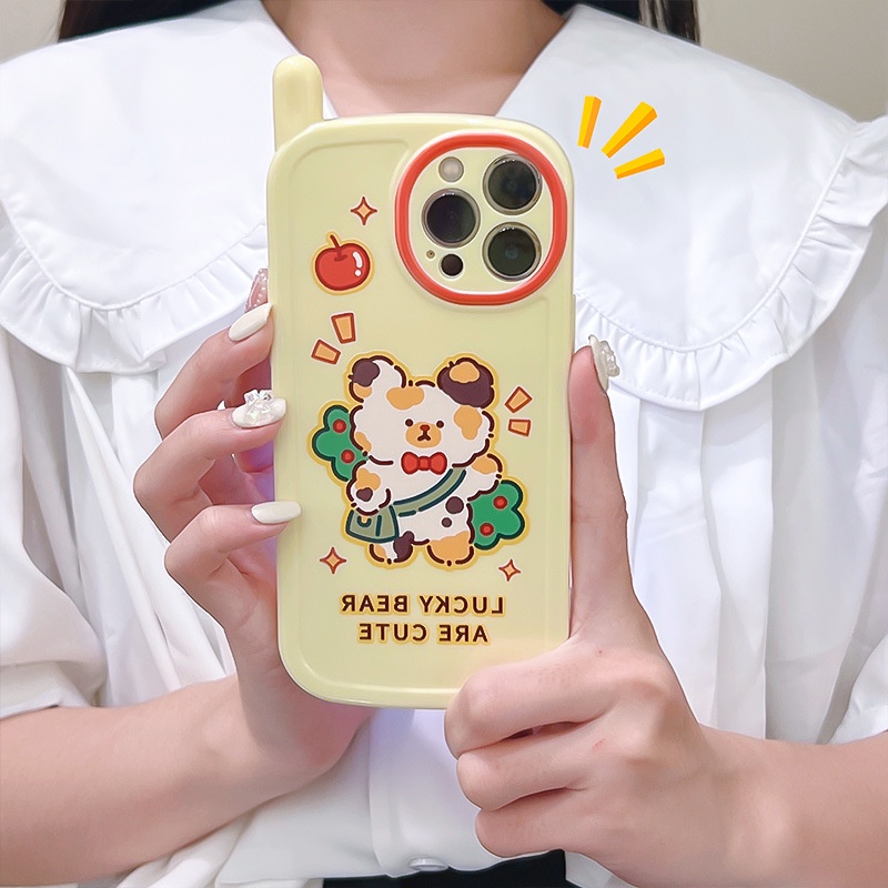 Ốp Điện Thoại Hình Gấu Hoạt Hình Cho iphone7 / 7plus / 8 / 8plus / x / xs / 11 / 12 / 13 / 14 / pro / max / plus / promax