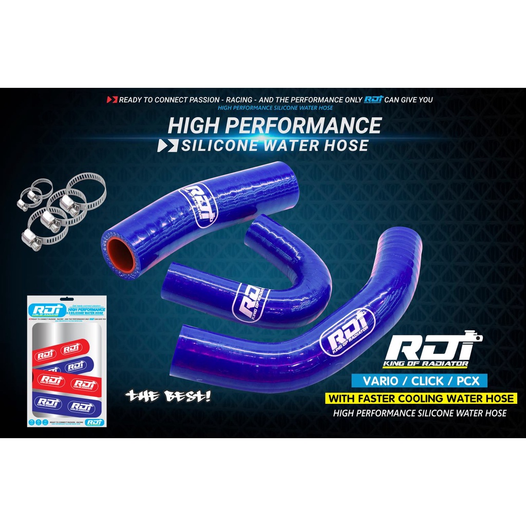 Ống nước RDT Vario / Click - Màu Xanh ( Tặng kèm 6 cổ dê xiết )