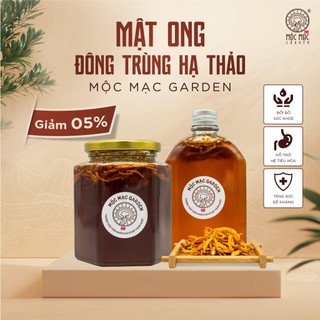 500ml Mật ong đông trùng hạ thảo Đà Lạt Mộc Mạc Garden