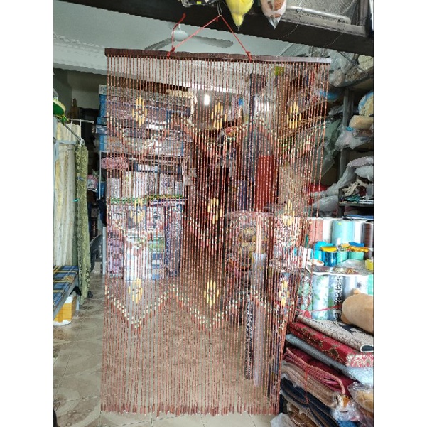 Rèm Hạt Gỗ , Hạt Nhỏ , Đan hình quả Trám R 80x cao 200cm 100cmx200cm và 120cmx200cm
