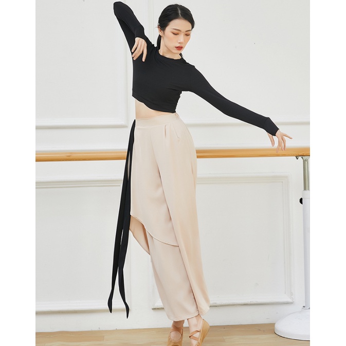 Quần tập múa đương đại ống rộng, múa cổ trang, yoga ống rộng Q54 - Đồ Múa Tịnh Nhi
