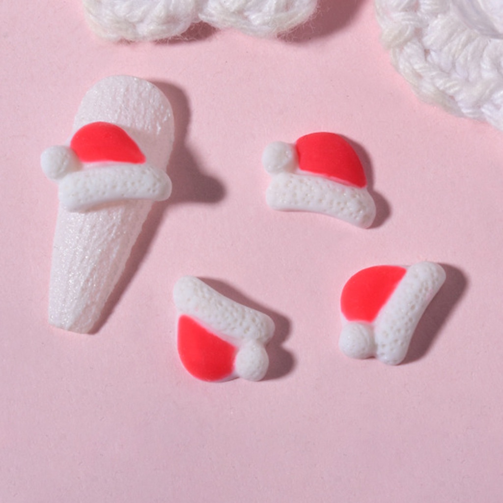 [beautymart] Set 10 Miếng Dán Trang Trí Móng Tay Nghệ Thuật Ba Chiều Thân Thiện Với Môi Trường DIY Phong Cách Giáng Sinh Cho Nữ