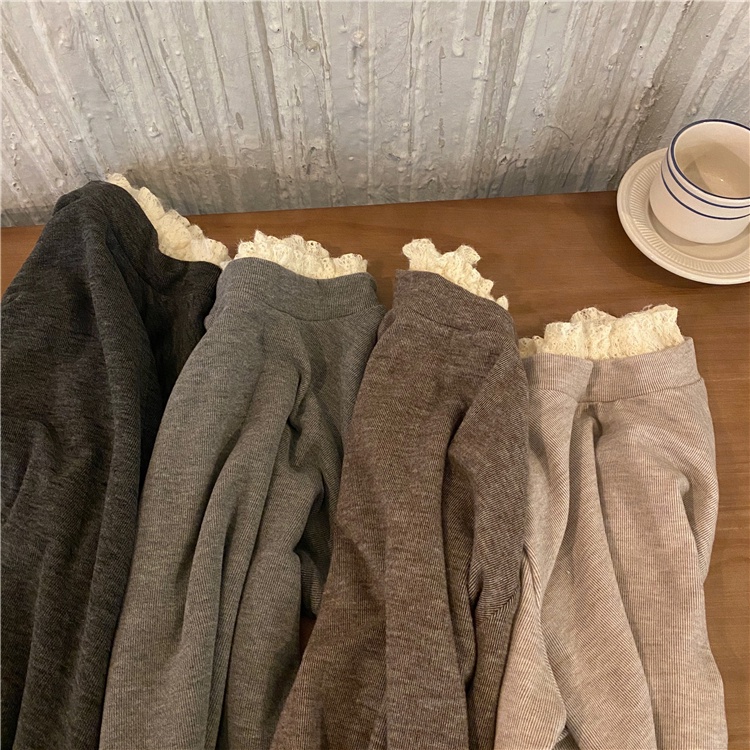 Áo Nữ Tay Dài Phối Ren Thời Trang Quyến Rũ