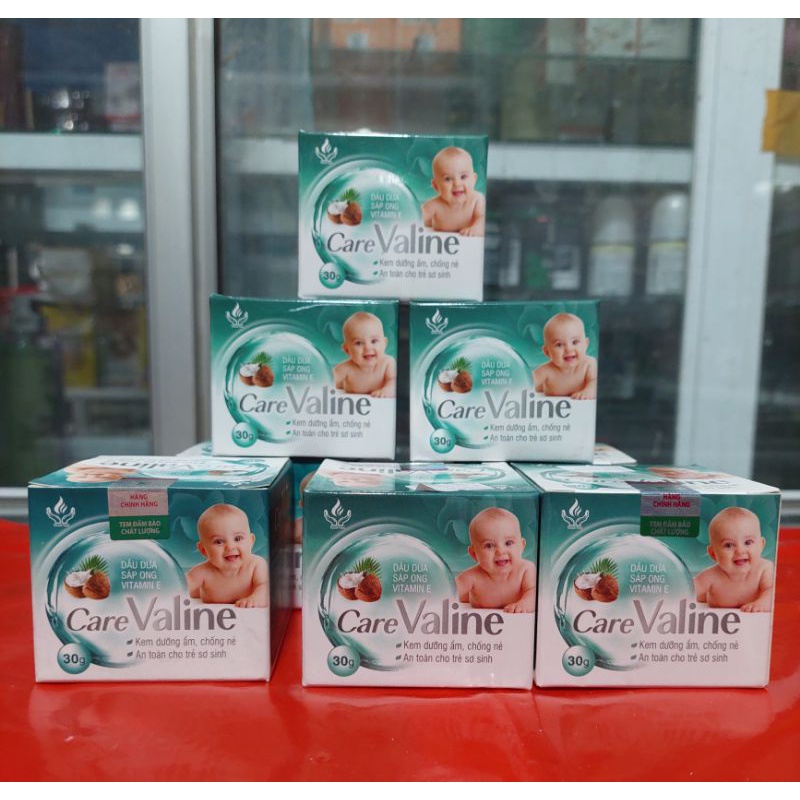 Kem Nẻ Care Valine_Kem Dưỡng Ẩm, Chống Nẻ_Dầu Dừa_Sáp Ong_Vitamin E_An Toàn Cho Trẻ Sơ Sinh 30g