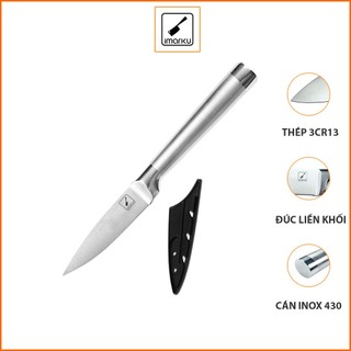 Dao gọt trái cây Imarku Usa 20cm lưỡi thép 3cr13mov đúc liền cán inox 420
