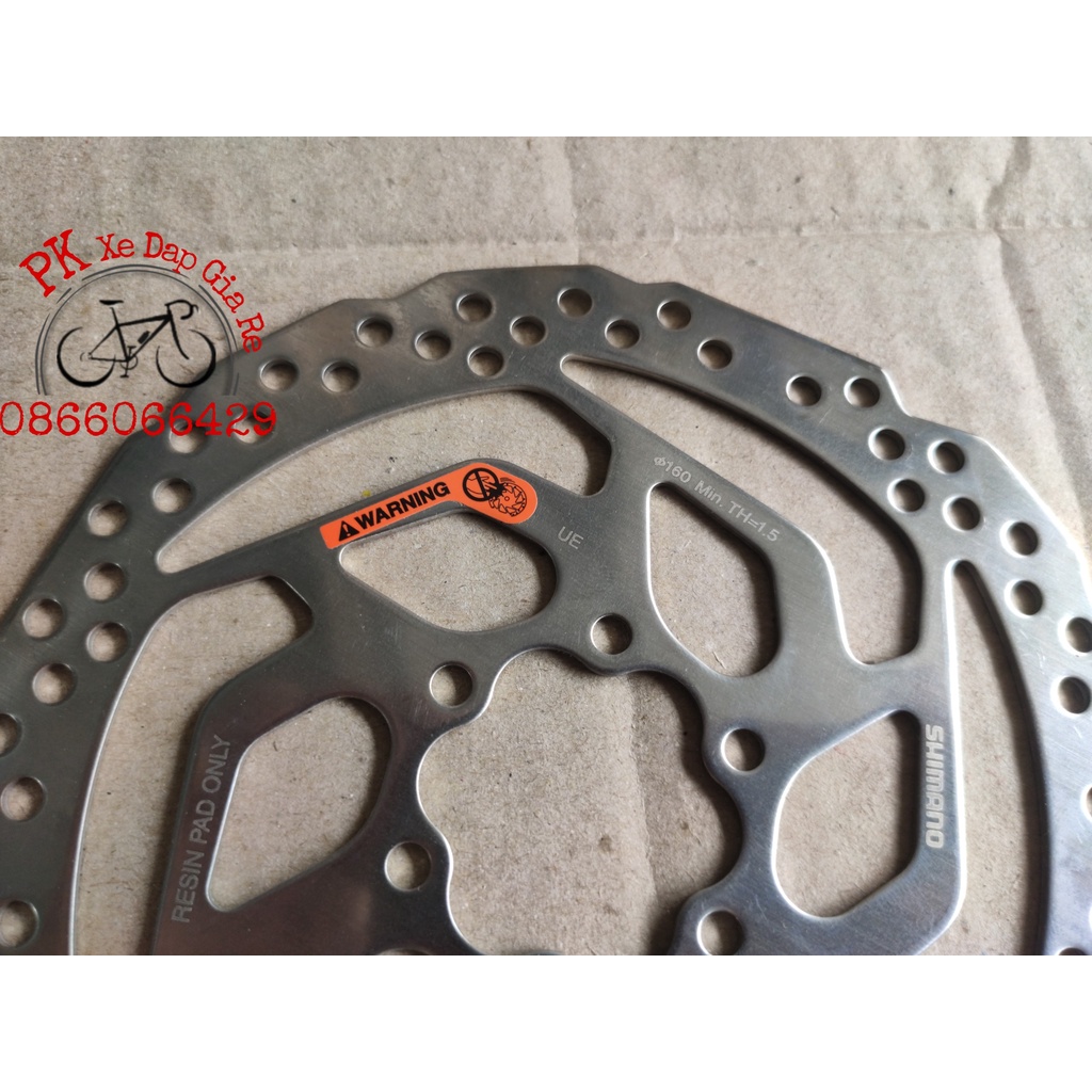 Đĩa phanh xe đạp Shimano SM-RT26-S 160mm, Đĩa phanh SHIMANO chính hãng