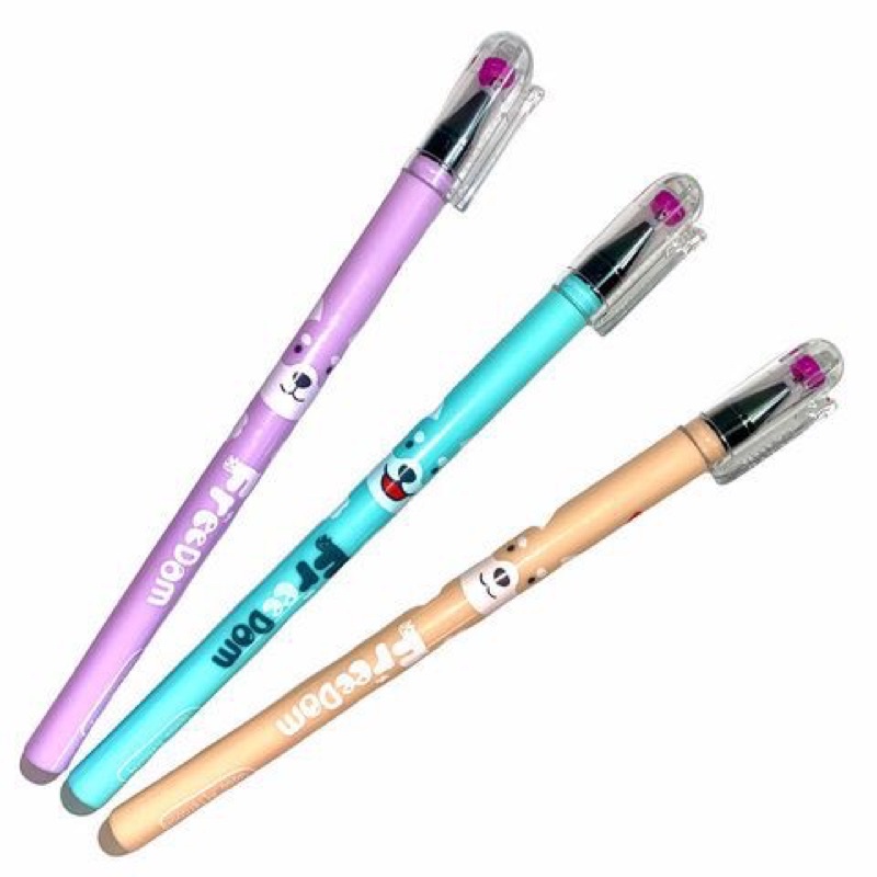 Hộp 12 cây bút gel XOÁ được ER 01 mực xanh/tím