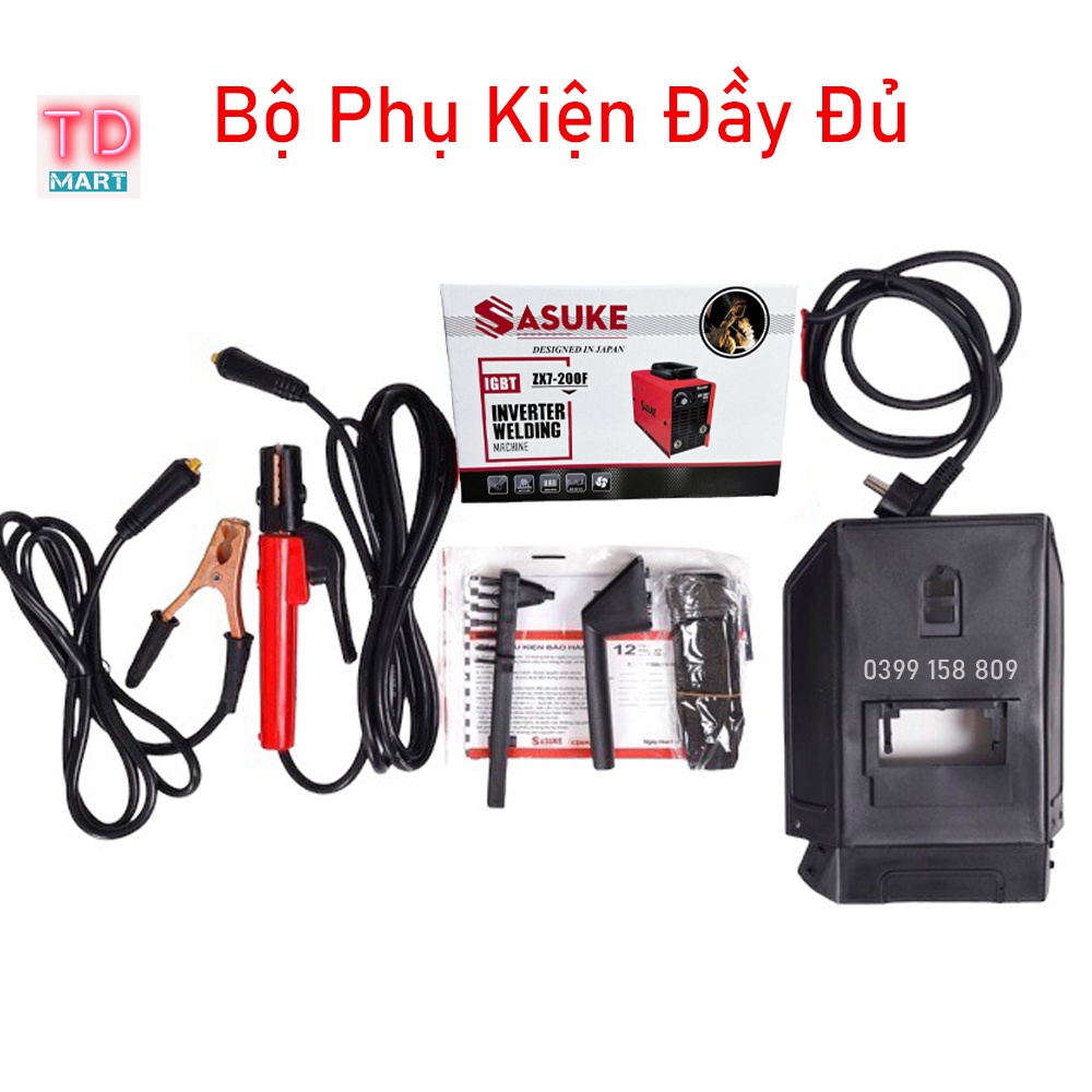Máy hàn điện tử mini SASUKE ZX7 200F - Máy Hàn Gia Đình Hàn Que 3.2