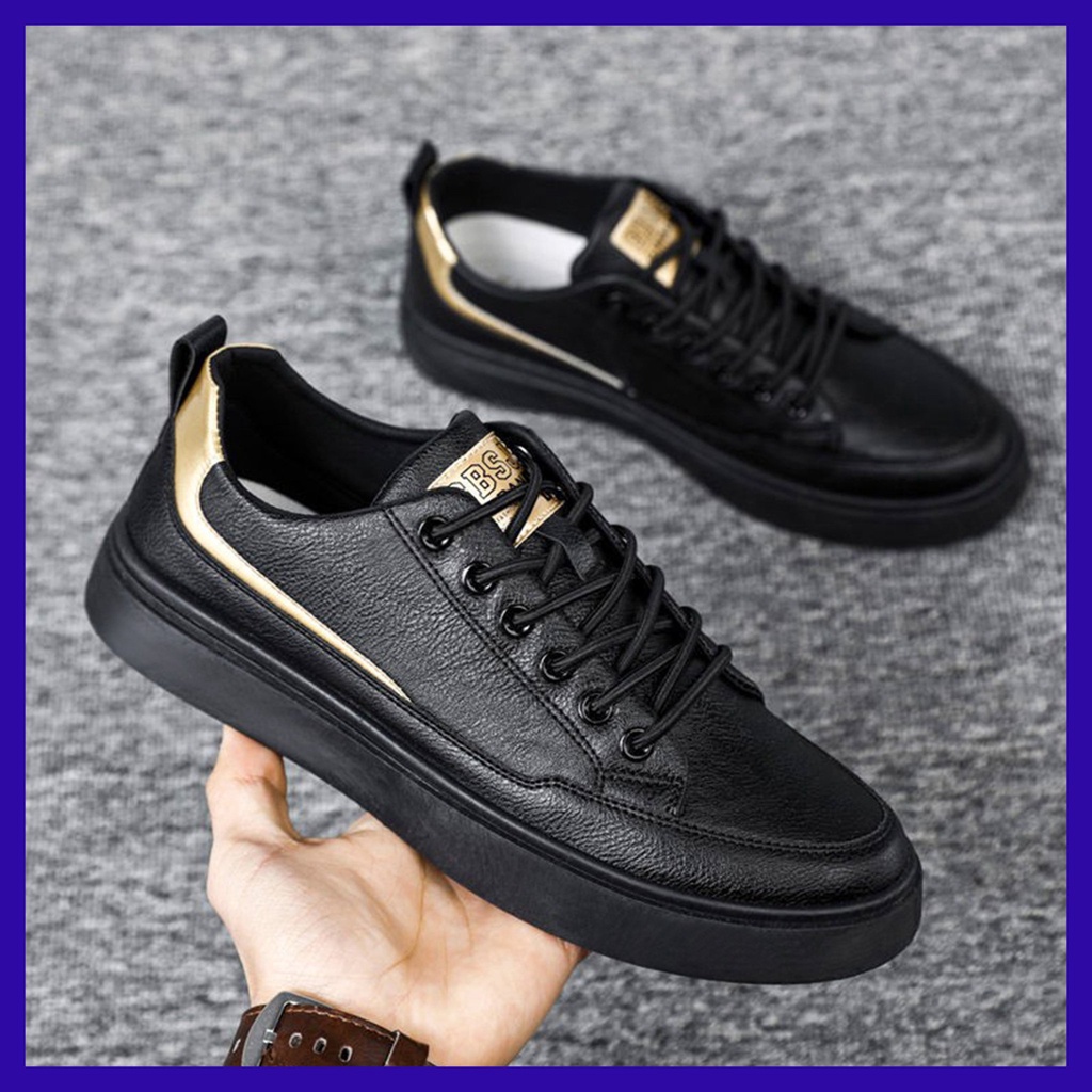 Giày Sneaker Thể Thao Nam Da Cao Cấp Màu Trắng Đẹp Hot