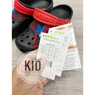 Sục crocs Spiderman